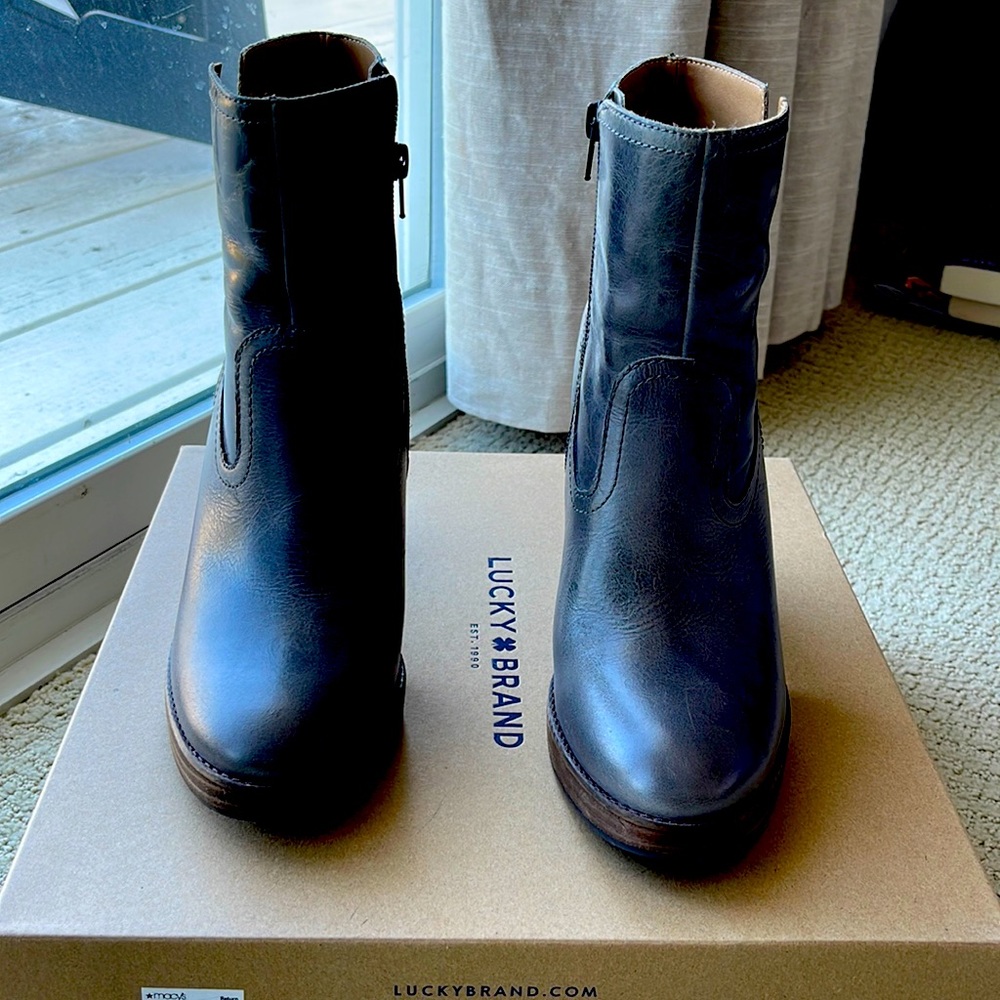 Ankle boots with 4 inch heel